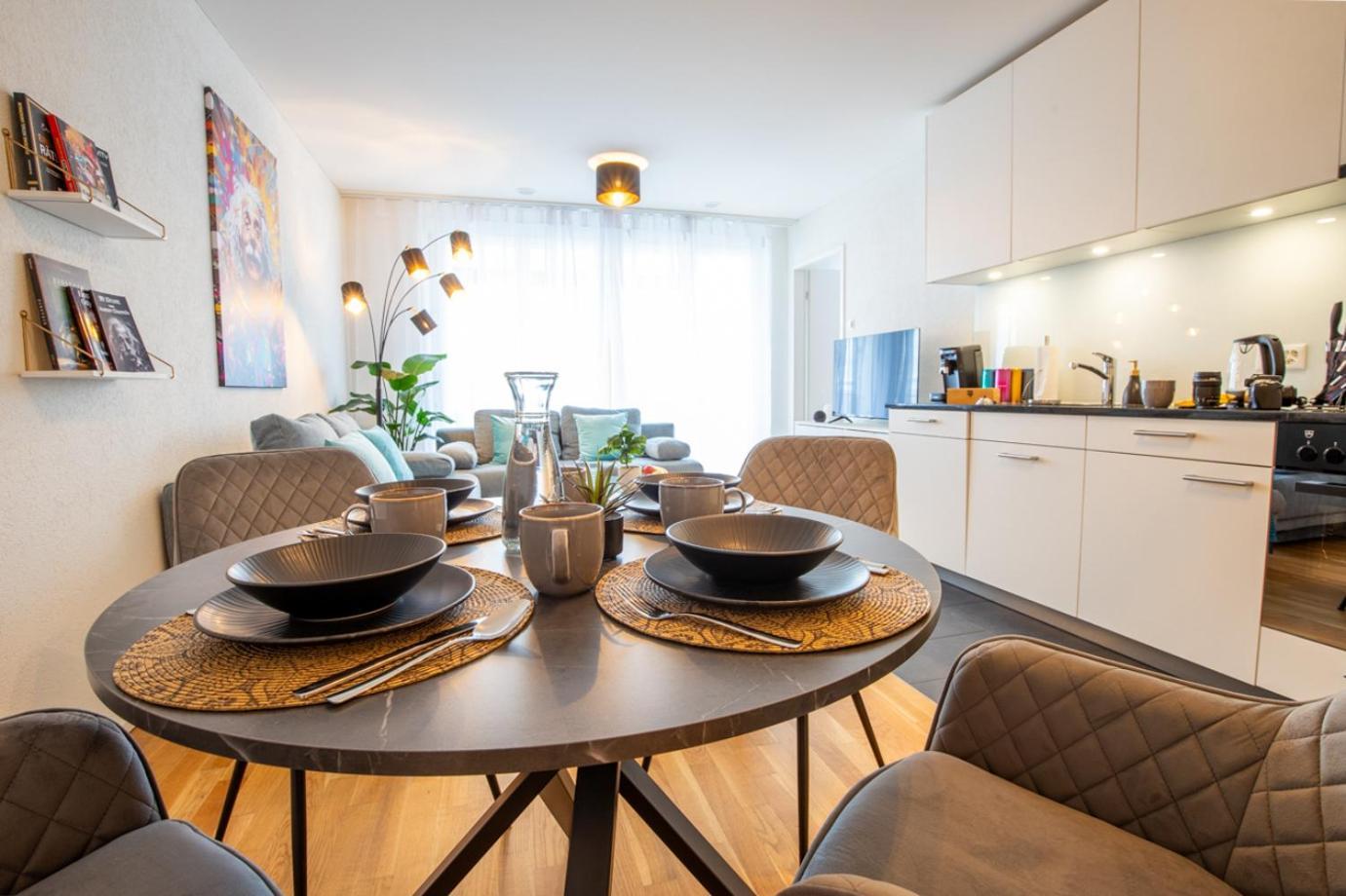 Special Einstein II Apartment Basel, Messe Kleinbasel 10-Star Εξωτερικό φωτογραφία